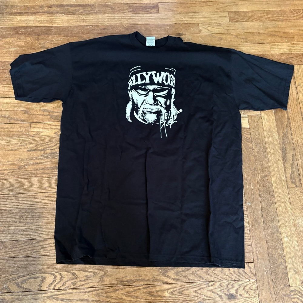 Hollywood Hulk Hogan T-Shirt 5XL Black Pro Club Heavyweight "I'm Still Legendary
